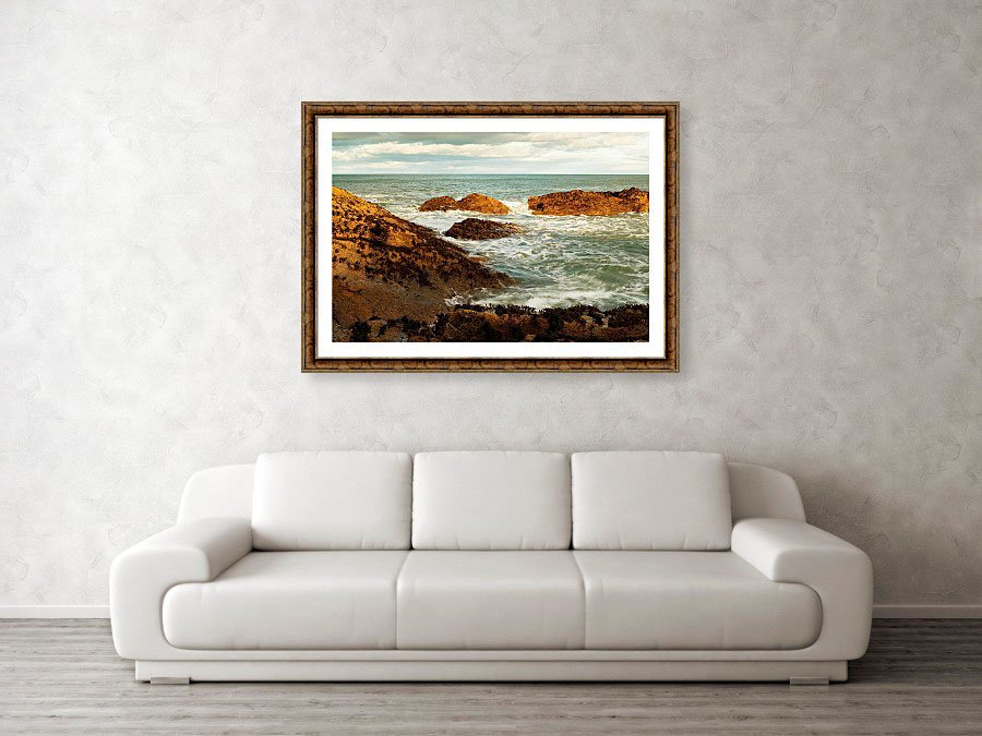 Photos of Portlethen Beach in Scotland. Buy fine art canvas prints...