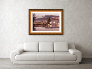 Framed print example of photo of Loch Ness in Scotland.