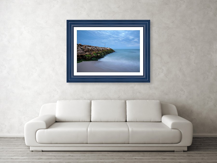 Framed print example of Highcliffe on sea photo.