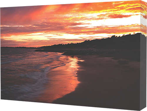 Highcliffe on sea - canvas print example