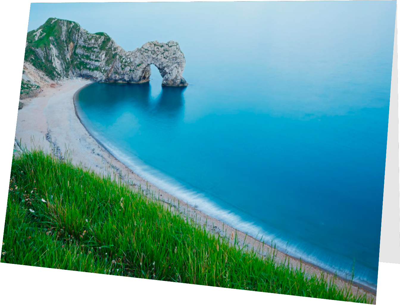 Durdle Door on the Jurassic Coast - greeting card example