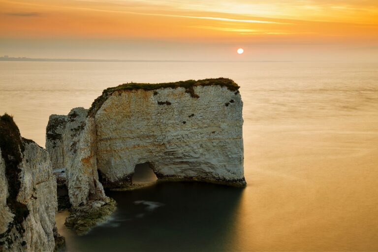 Sunrise at Old Harry Rocks