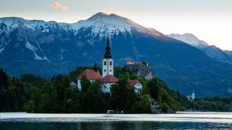 Lake Bled and the Island church