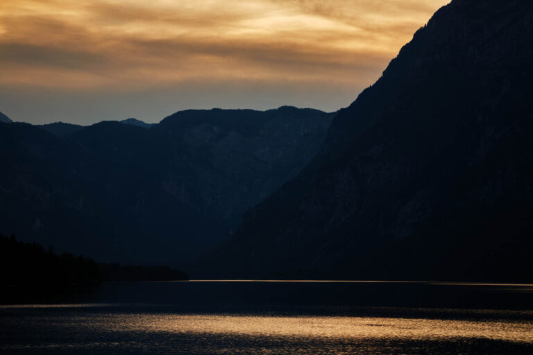 Lake Bohinj sunset