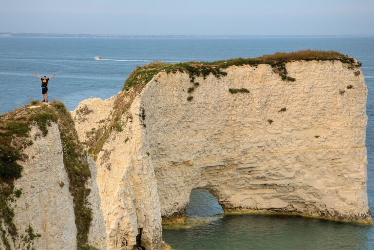 The Pinnacles at Old Harry Rocks, Jurassic Coast, Dorset, Englan