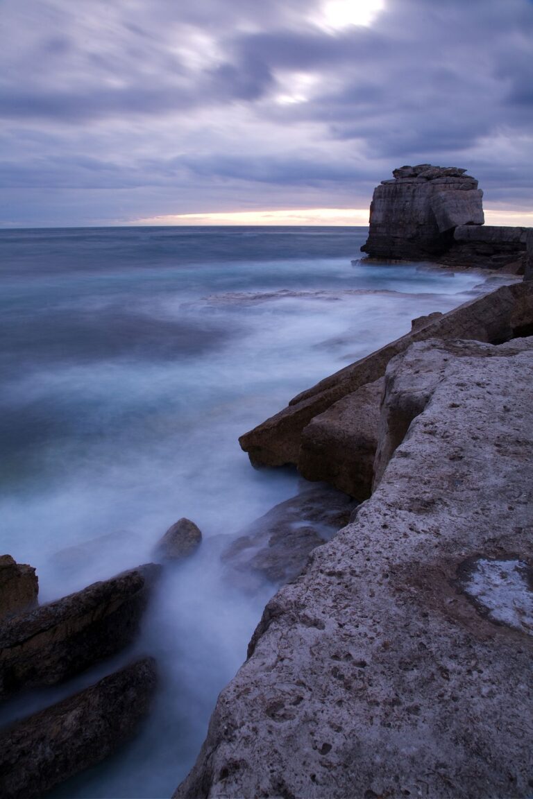 Pulpit rock at Portland Bill, near Weymouth, Jurassic Coast, Dorset, England.