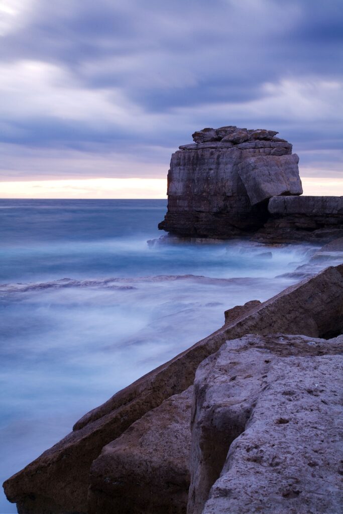 Pulpit rock at Portland Bill, near Weymouth, Jurassic Coast, Dorset, England.