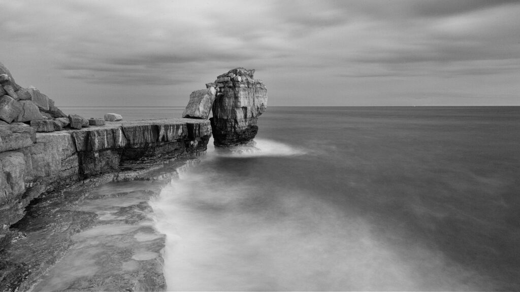 Pulpit rock at Portland Bill, near Weymouth, Jurassic Coast, Dorset, England.