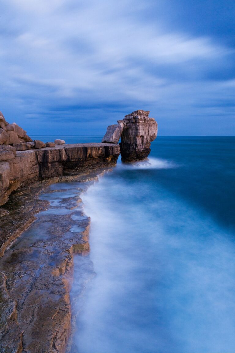 Lighthouse at Portland Bill, near Weymouth, Jurassic Coast, Dorset, England.