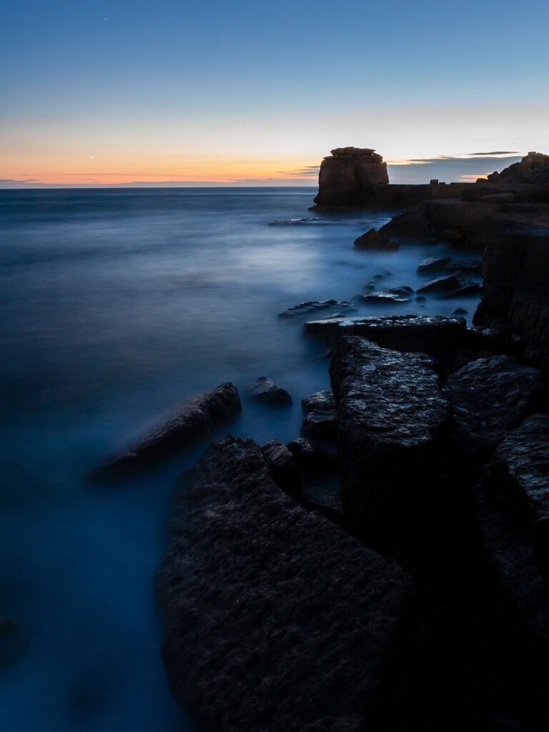 Pulpit rock at Portland Bill, near Weymouth, Jurassic Coast, Dorset, England.