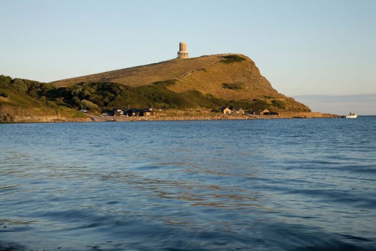 The beautiful coastal landscape at Kimmeridge bay in Dorset. This is one of the many wonders to be found on the Jurassic coast, an UNESCO world heritage site.