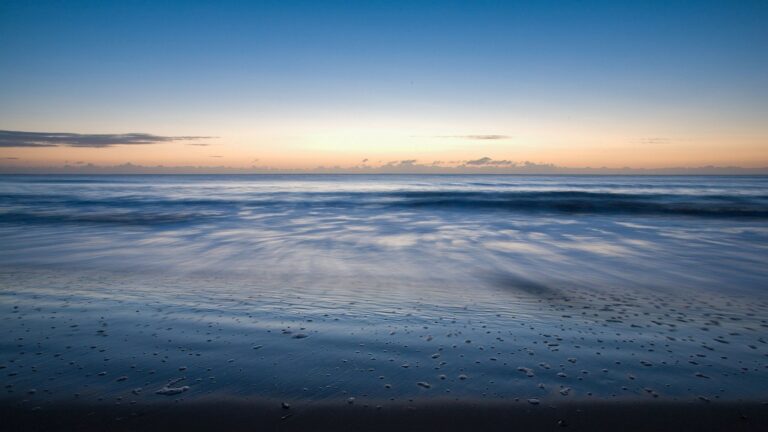 Blackwater beach at dawn, County Wexford, Ireland.