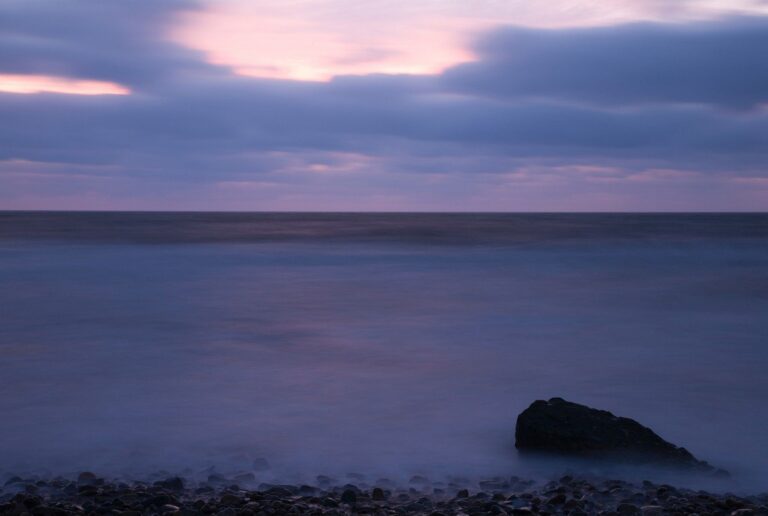 Ballyconnigar Strand at dawn, Blackwater, County Wexford, Ireland.