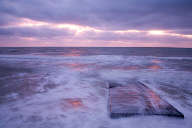 Ballyconnigar Strand at dawn, Blackwater, County Wexford, Ireland.