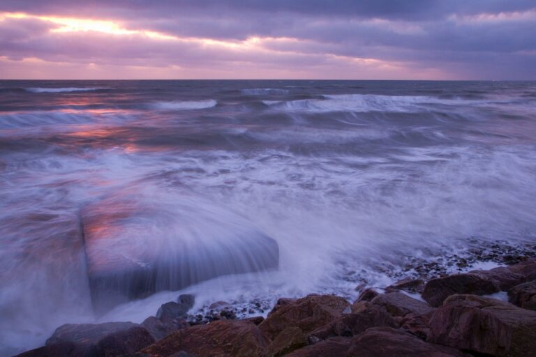 Ballyconnigar Strand at dawn, Blackwater, County Wexford, Ireland.