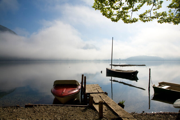 Lake Bohinj , Triglav National Park , Slovenia