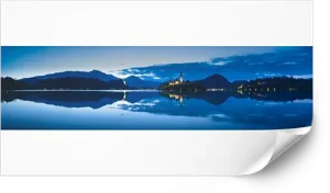 Lake Bled paper print example