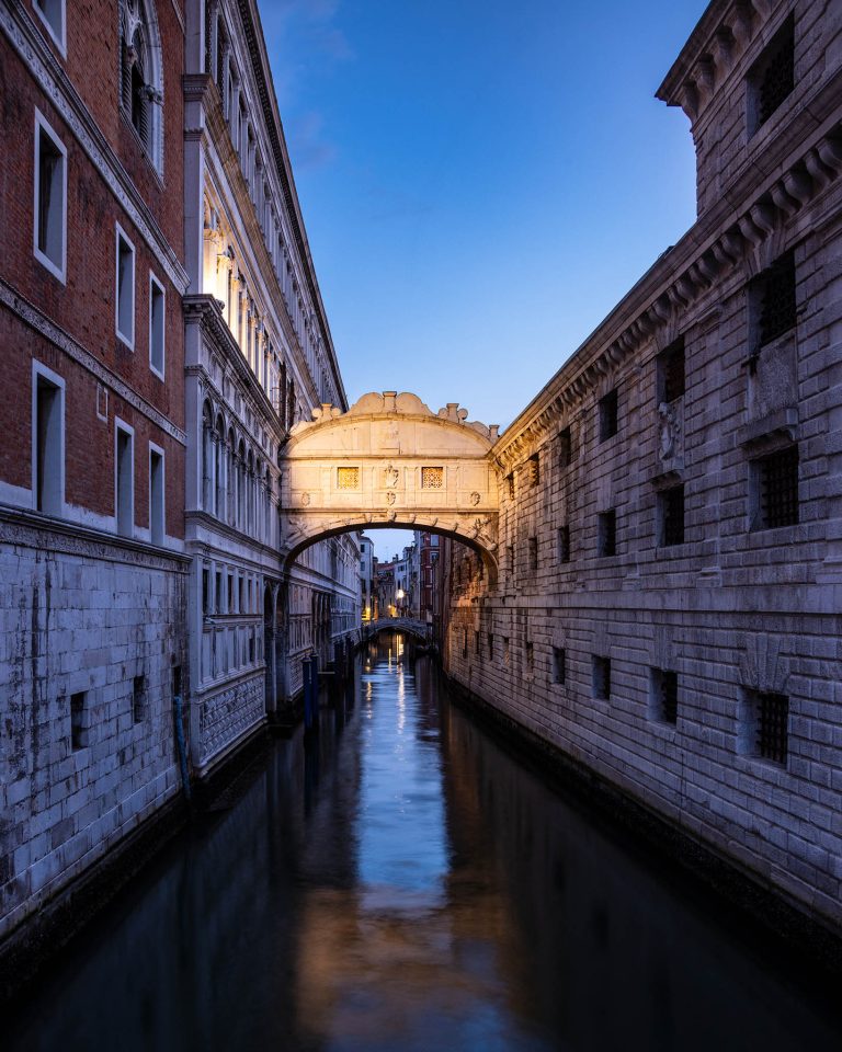 Bridge of Sighs in the morning, Venice, Italy.