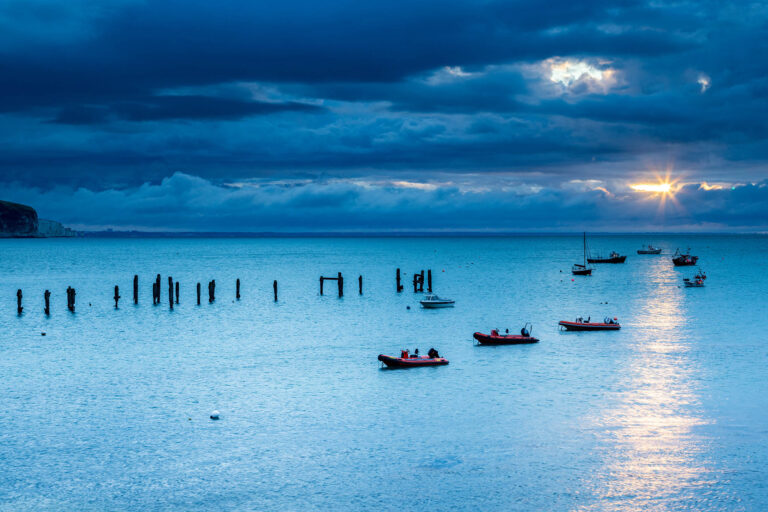 Sunrise at Swanage Pier