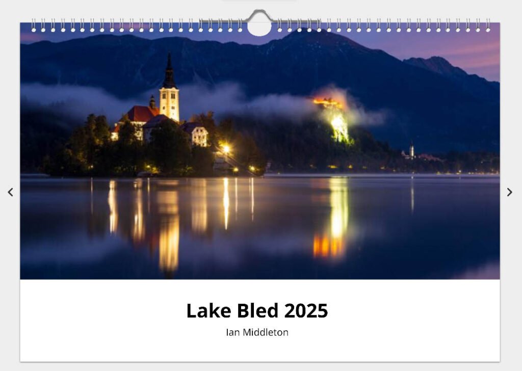 lake Bled Calendar 2025 - cover