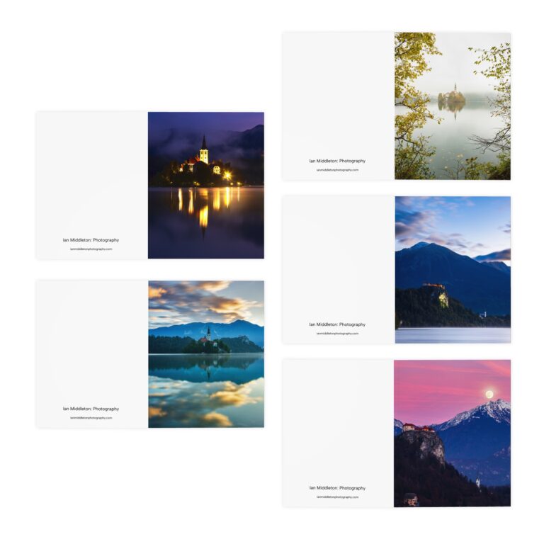 Lake Bled Greeting Card Pack of 5