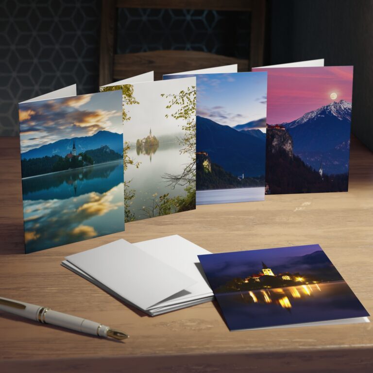 Lake Bled Greeting Card Pack of 5