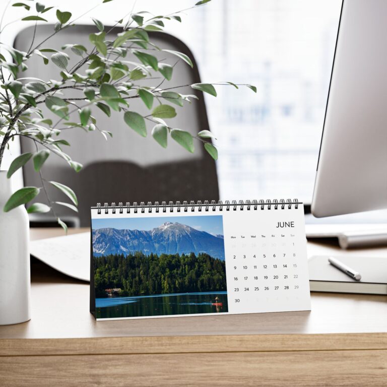 Lake Bled Desk Calendar 2025