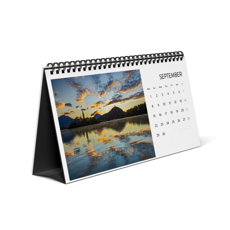 Lake Bled Desk Calendar 2025