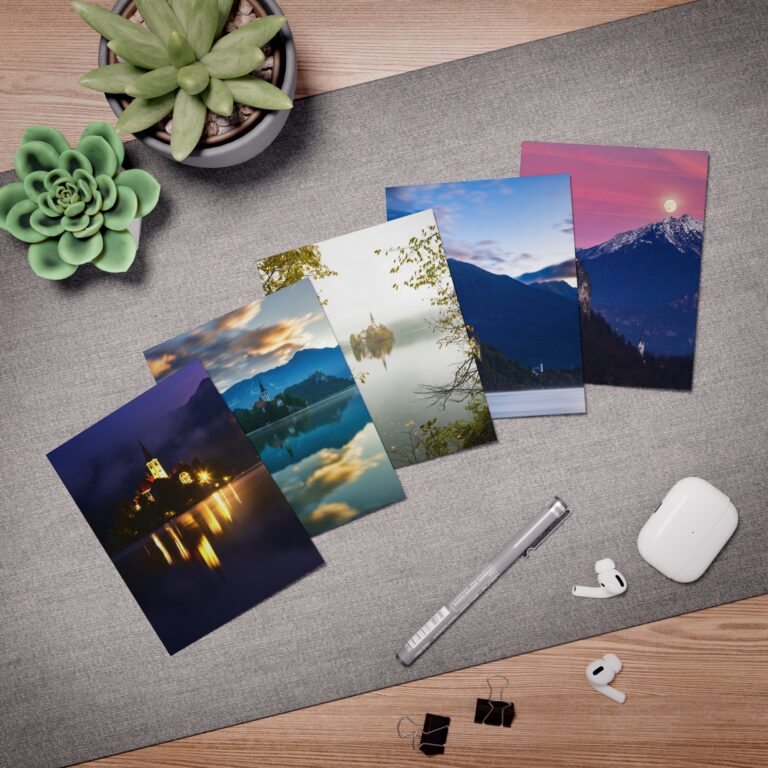 Lake Bled Greeting Card Pack of 5