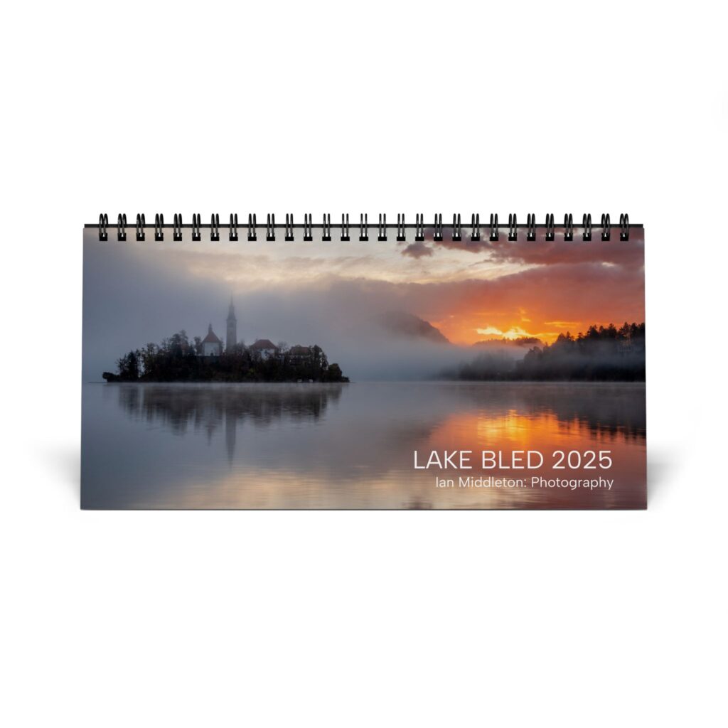 Lake Bled Desk Calendar 2025