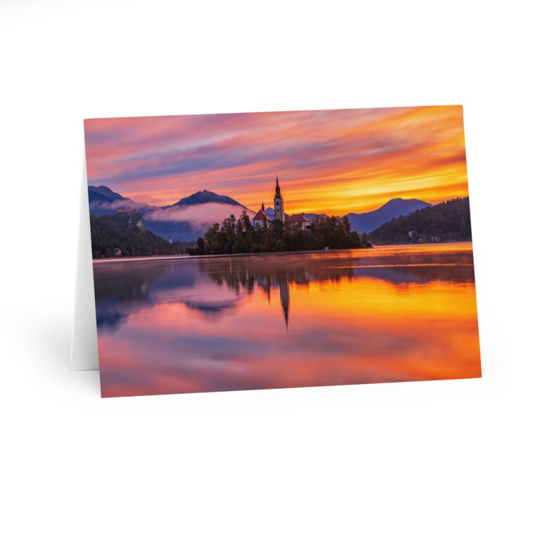 Lake Bled Greeting Card