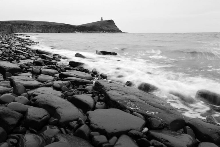 The beautiful coastal landscape at Kimmeridge bay in Dorset. This is one of the many wonders to be found on the Jurassic coast, an UNESCO world heritage site.