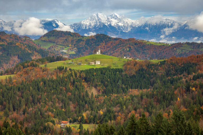 Church of Saint Thomas in Autumn