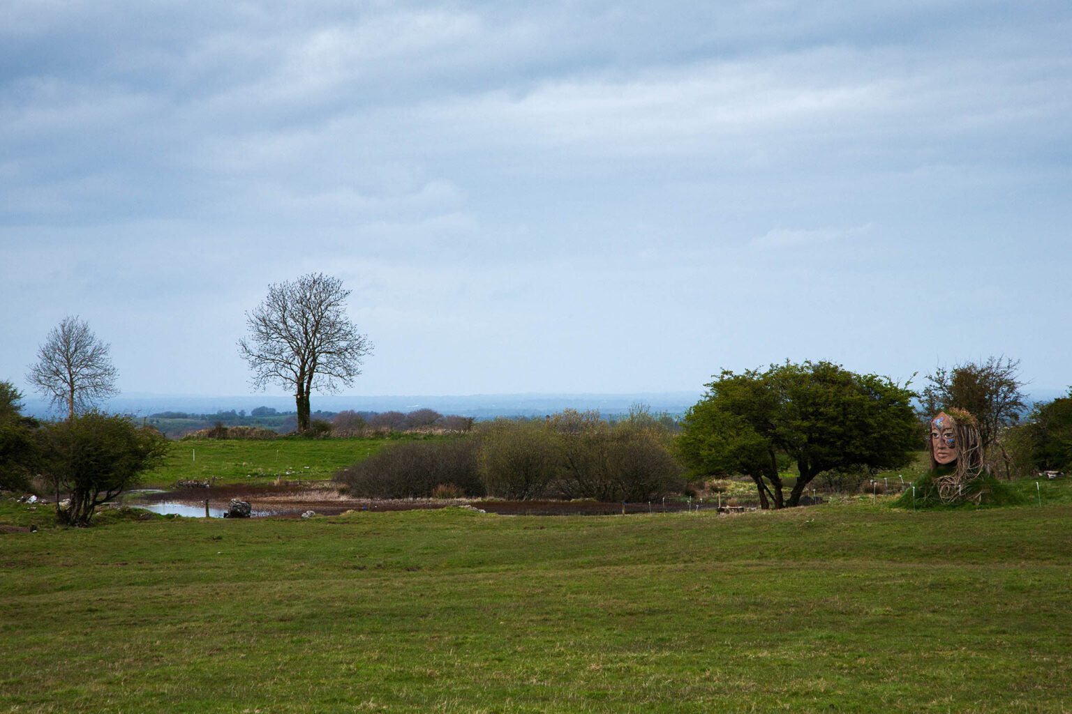 Lough Lugh, where the warrior king Lugh of the Tuatha de Danann is said to have drowned on the Hill of Uisneach, County Westmeath, Ireland.