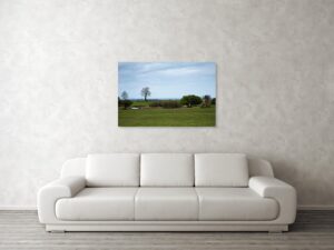 Lough Lugh, where the warrior king Lugh of the Tuatha de Danann is said to have drowned on the Hill of Uisneach, County Westmeath, Ireland, wall art print example