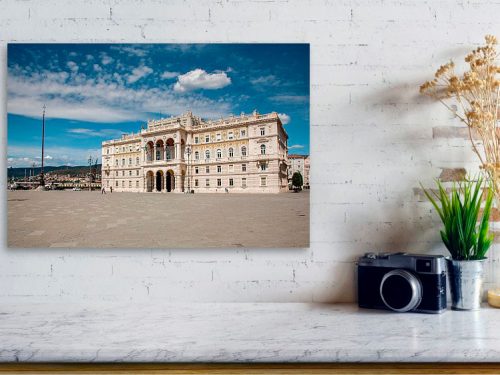 Piazza Unita in Trieste, Italy - acrylic print example.